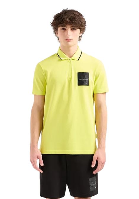 ASV organic cotton regular fit polo shirt ARMANI EXCHANGE | polo shirts | 3DZFJA ZJXHZ1694